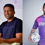 Byju's CEO Byju Raveendran and Lionel Messi