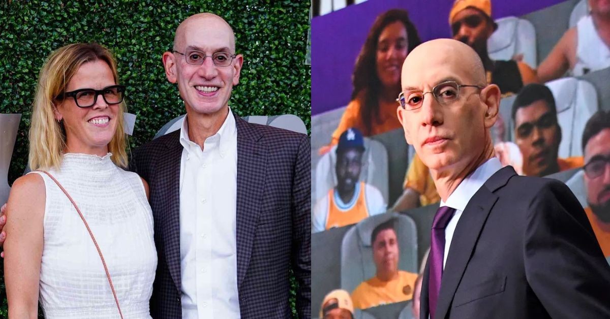 NBA Commissioner Adam Silver and his wife Maggie Grise 