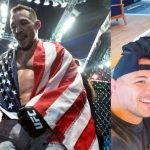 Michael Chandler and his wife named his son after a legendary wrestling coach at the University of Missouri. His name was Hap Whitney.