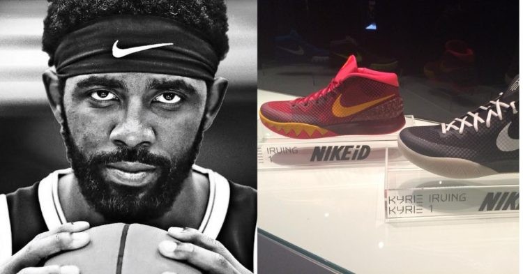 Kyrie Irving of the Brooklyn Nets and his first signature shoes