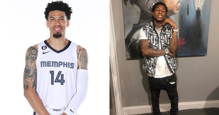 Youngboy and Danny Green of The Memphis Grizzlies