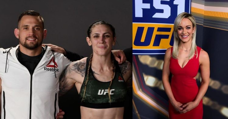 James Krause (left) with Megan Anderson (center), and Laura Sanko (right)