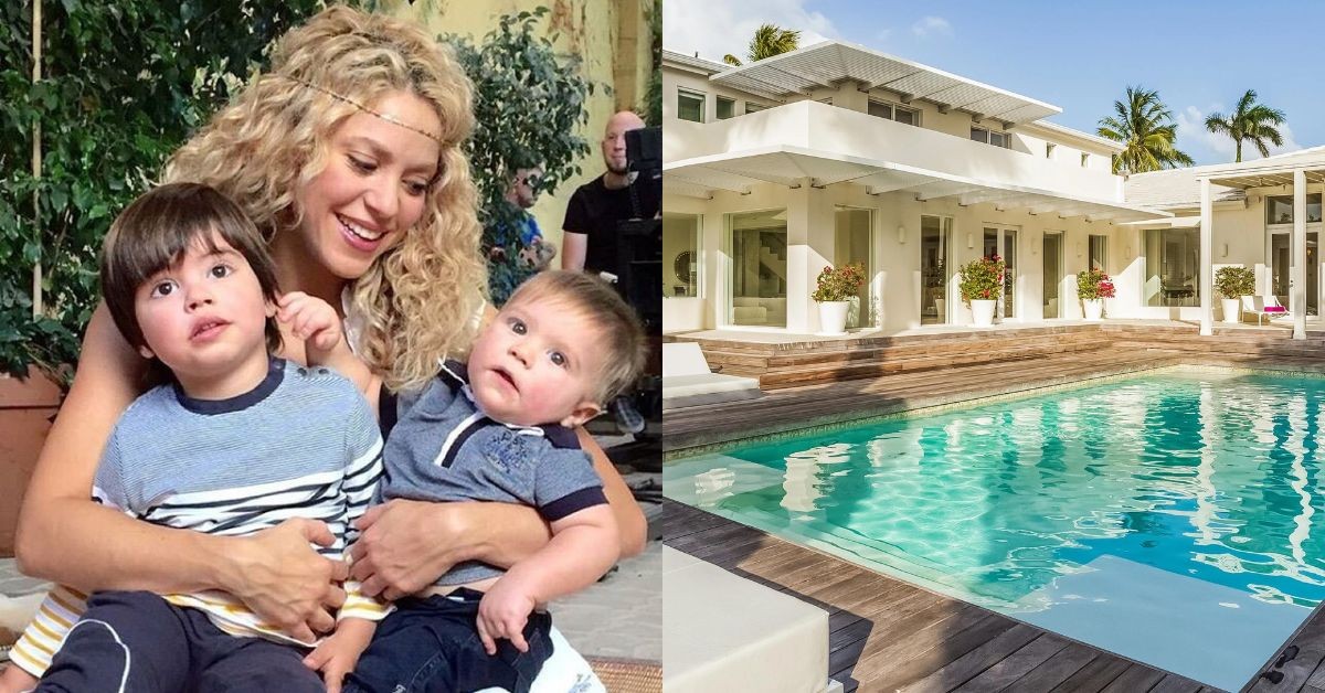 Shakira, her children, and their Miami house