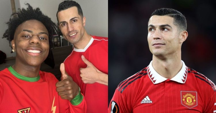 IShowSpeed with a fake Cristiano Ronaldo
