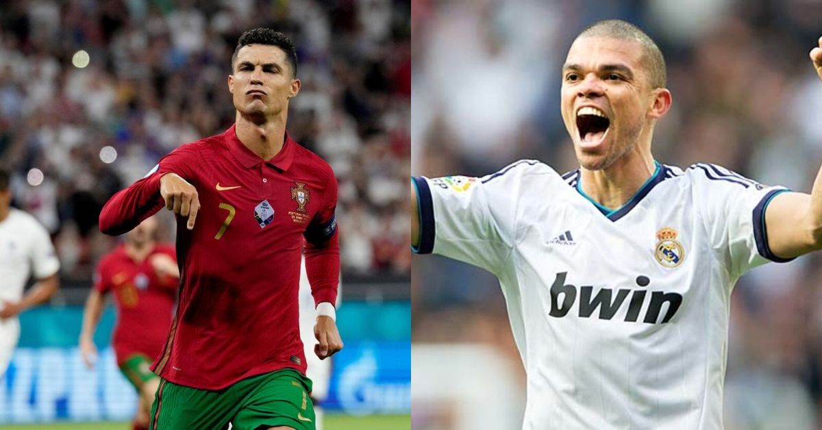 Cristiano Ronaldo and Pepe