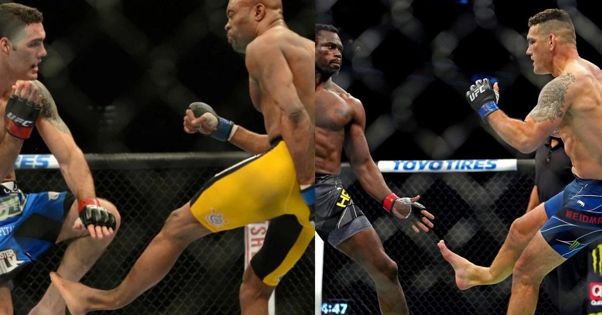 Anderson Silva and Chris Weidman suffered same injury
