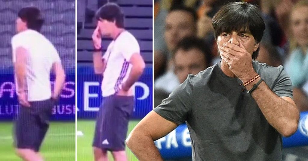 Joachim Low's controversial scratch-and-sniff incident