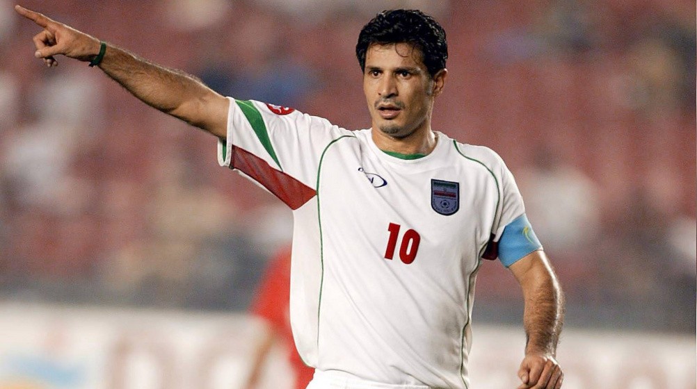 Legendary Iranian player and goalscorer Ali Daei