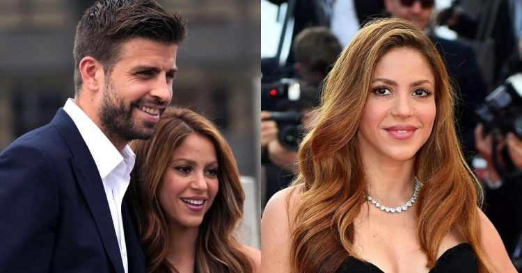 Shakira with her ex-boyfriend Gerard Pique