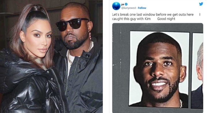 Kanye West accuses Chris Paul of having an affair with Kim Kardashian