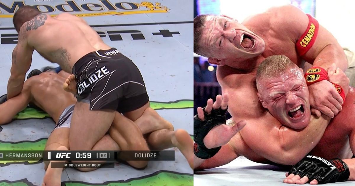 Roman Dolidze almost submitted Jack Hermansson with John Cena's STFU