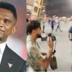Samuel Eto'o in trouble after violently assaulting fan