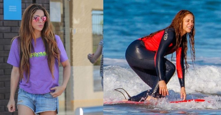 Shakira is enjoying her holidays at Canabria