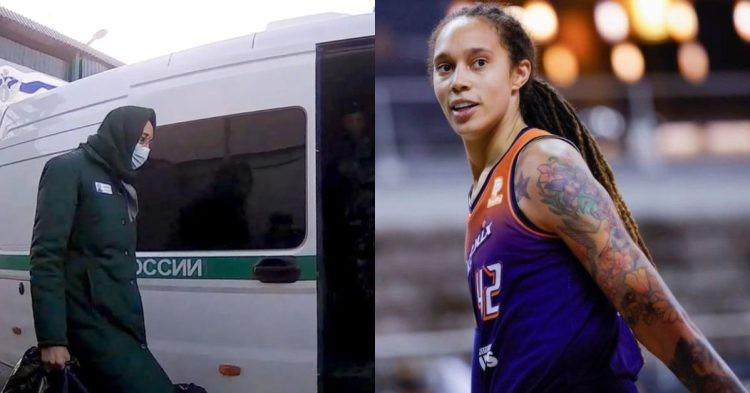 Brittney Griner being released from Russia and on the court