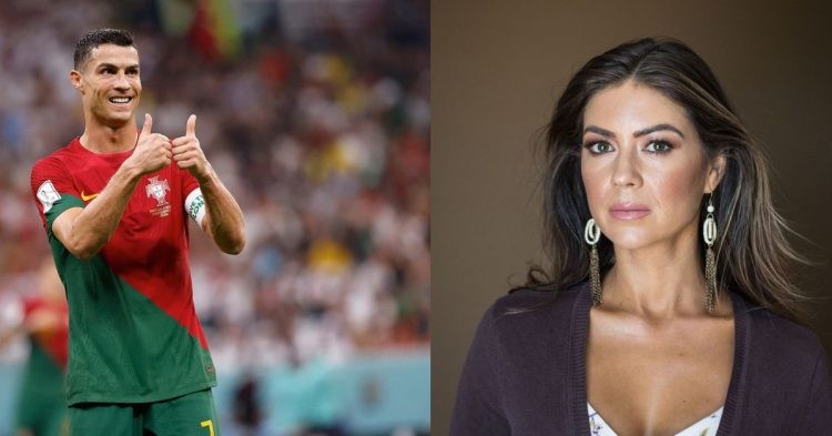 Cristiano Ronaldo (left) Kathryn Mayorga (right)