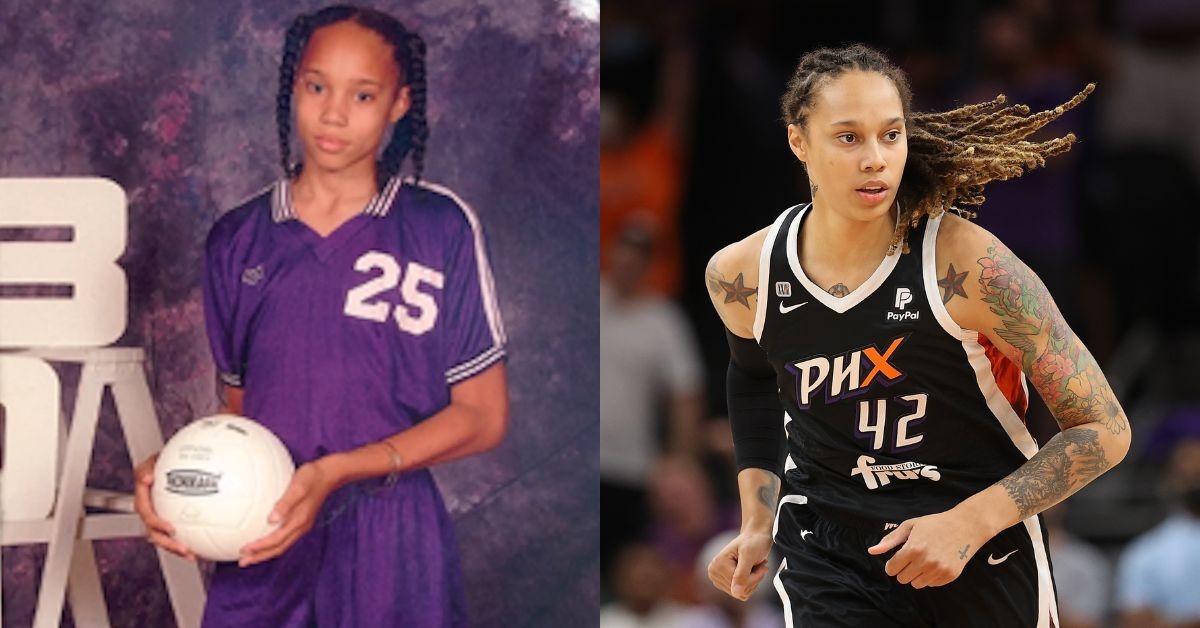 Brittney Griner then and now