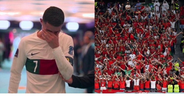 Ronaldo and Moroccan Fans.