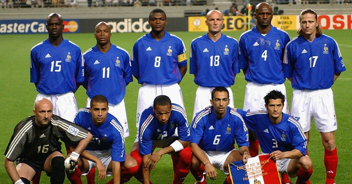 France squad for FIFA World Cup 2002