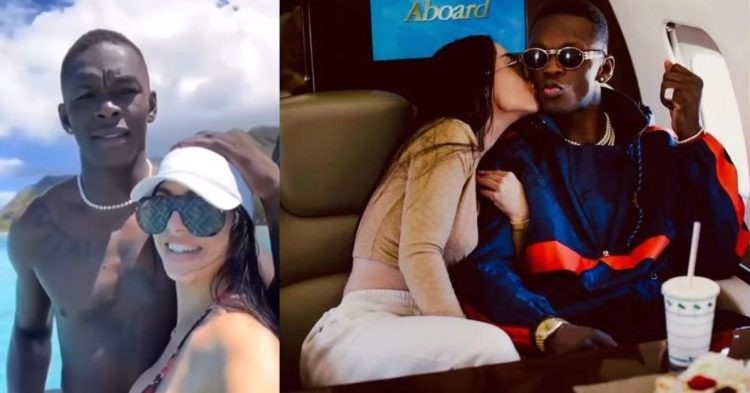 Israel Adesanya gets trolled for posting video with his "Kim Kardashian" look alike girlfriend