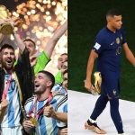 Kylian Mbappe walking off with the golden boot as Argentina Wins World Cup