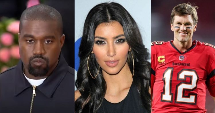 Kanye West, Kim Kardashian, Tom Brady