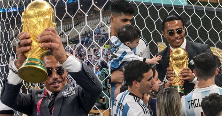 Salt Bae broke FIFA rules and held the World Cup.