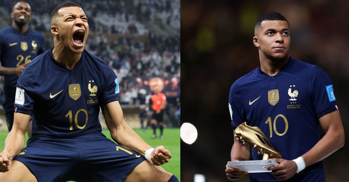 Kylian Mbappe wins the Golden Boot after scoring a hat trick in the FIFA World Cup 2022 final