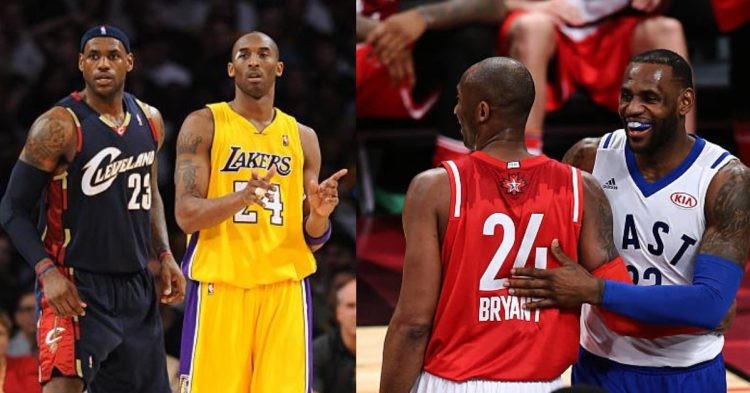 Kobe Bryant and LeBron James.