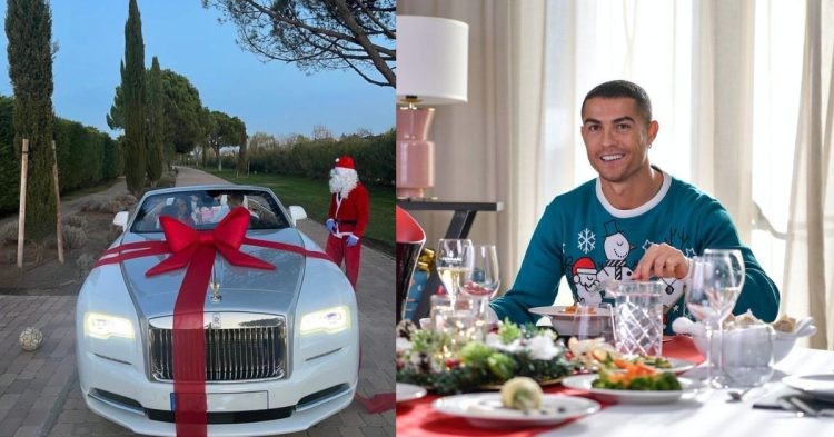 Cristiano Ronaldo on the occasion of Christmas