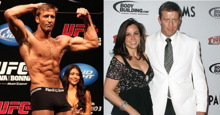 UFC Hall of Famer Stephan Bonnar with his wife Andrea Bonnar