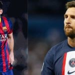 Lionel Messi for Barcelona and PSG