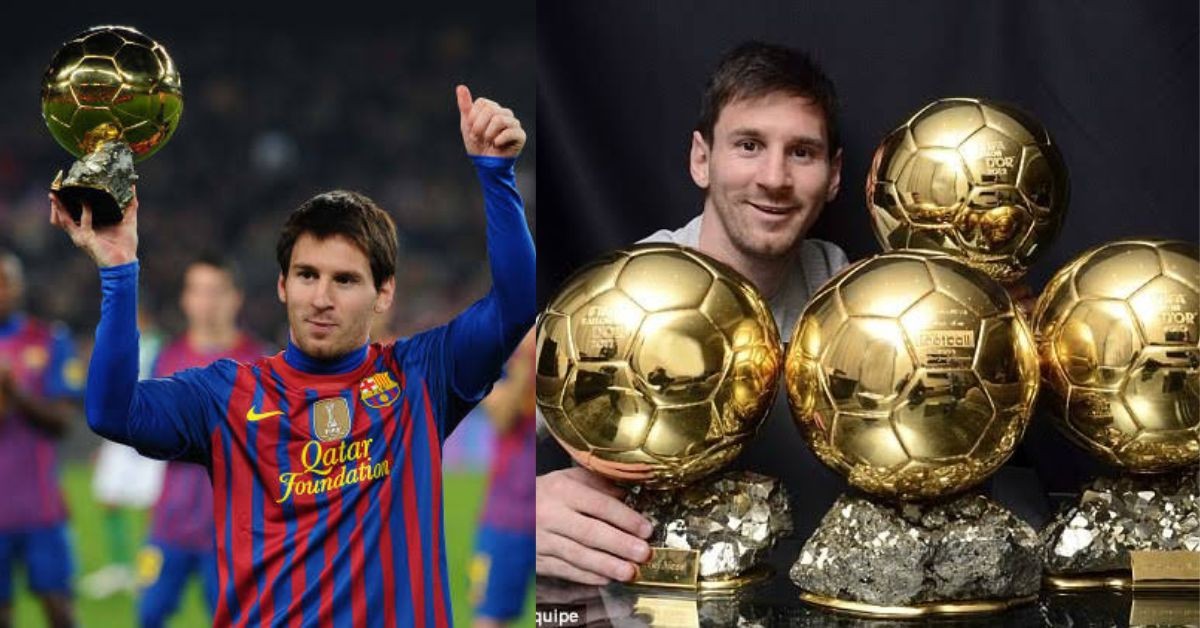 Lionel Messi won 4 Ballon d'Or by the age of 25