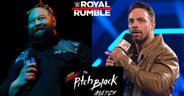 WWE has advertised a unique "Mtn Dew Pitch Black match", for the Royal Rumble
