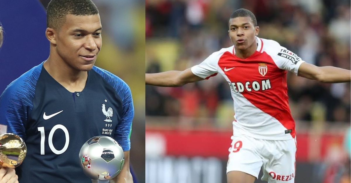 A teenager Mbappe for France and Monaco