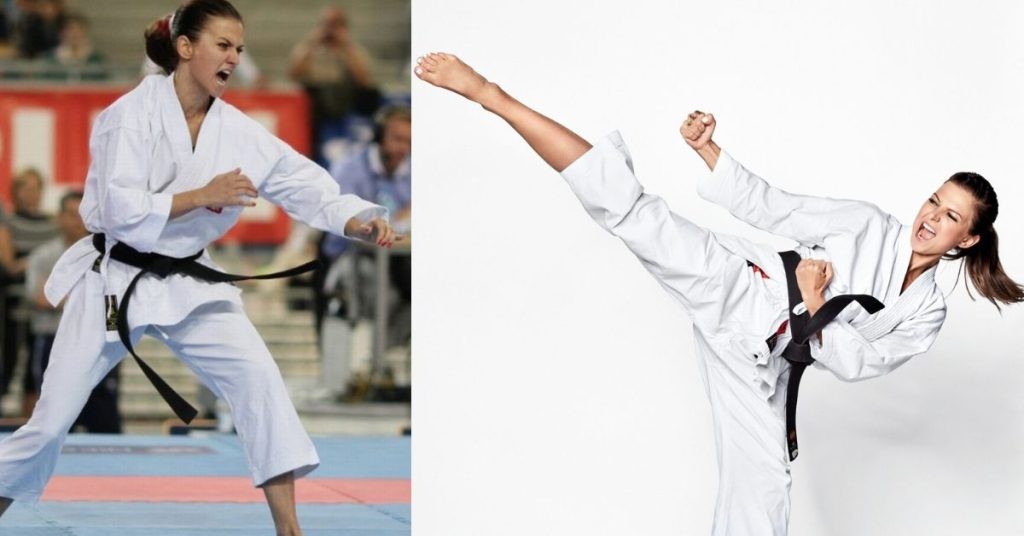 Anna Lewandowska is a Karateka