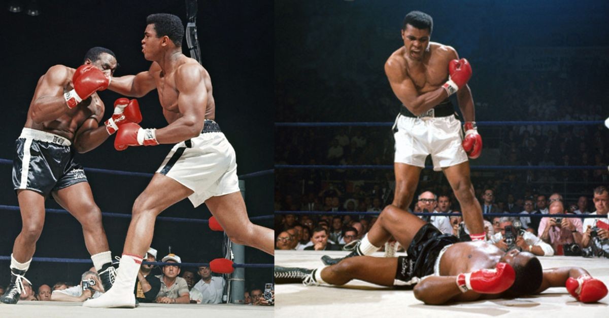 Muhammad Ali beats Sonny Liston in their second match