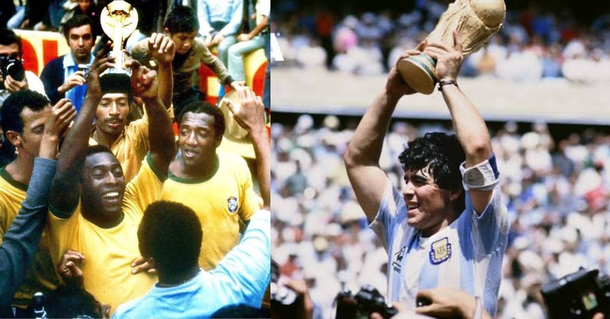 Pele and Maradona's World Cup legacy