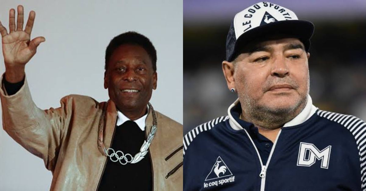 Pele and Maradona had $100 mil and $100 thousand net worth respectively