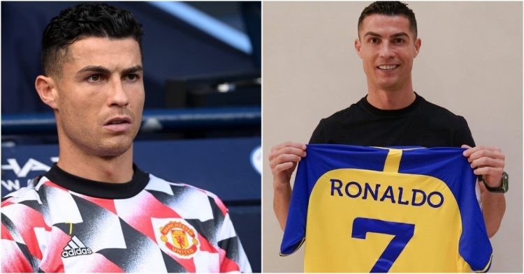 Cristiano Ronaldo with the Al-Nassr jersey