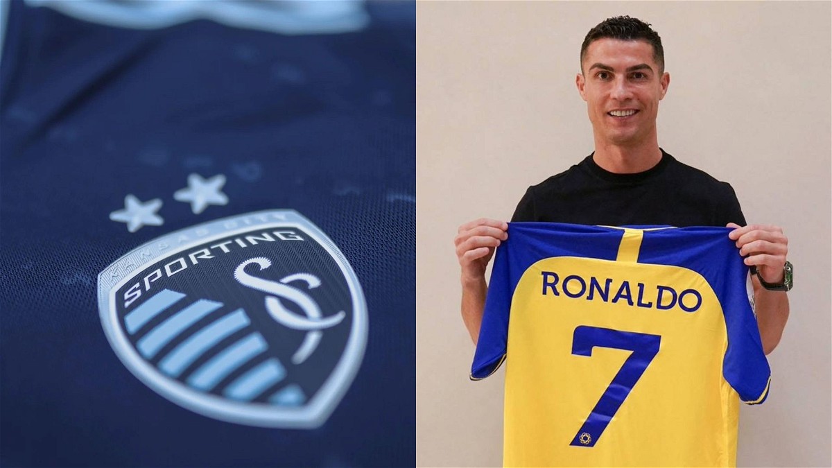 Sporting Kansas city and Ronaldo with the Al-Nassr shirt (credits- Al Jazeera)