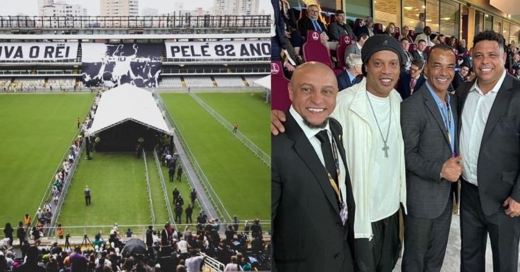 Brazilian soccer legends miss Pele's funeral.