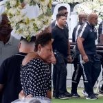 Gianni Infantino at Pele's funeral.