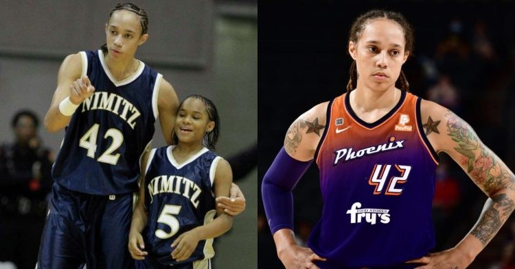 Brittney Griner then and now