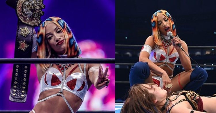 Sasha Banks debuts as Mercedes Moné at NJPW