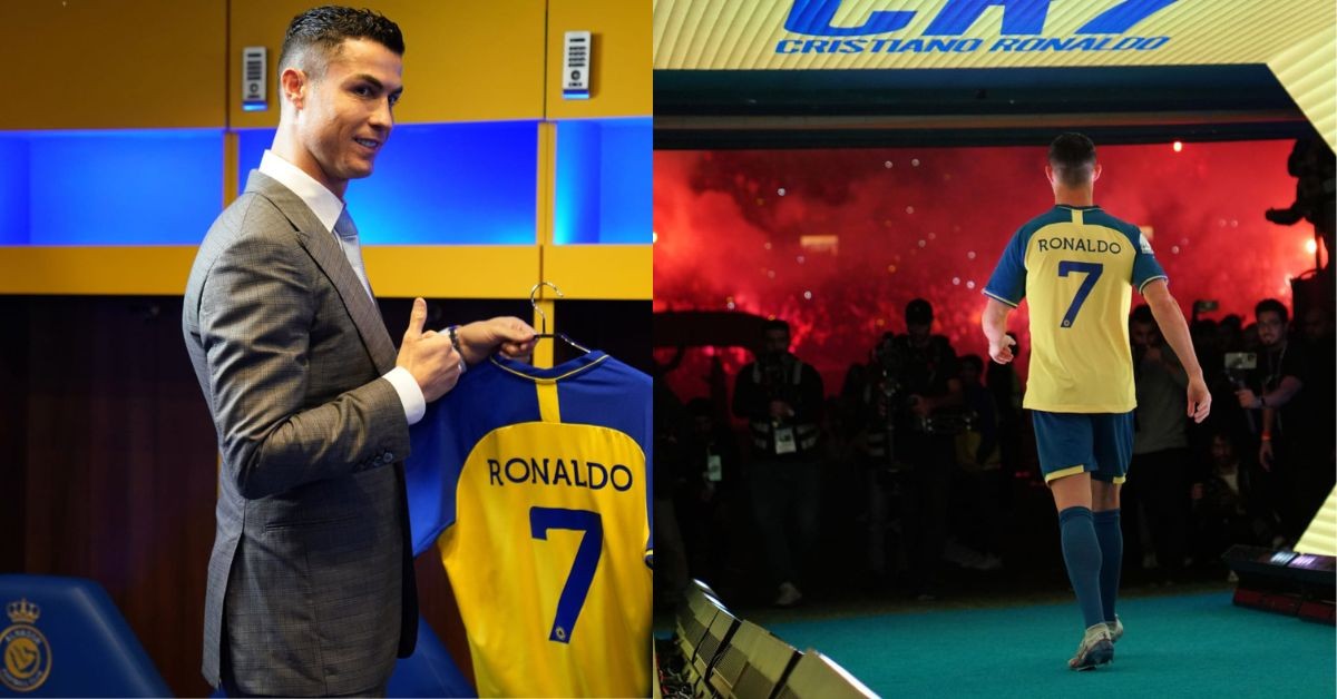 Cristiano Ronaldo gets grand welcome at Mrsool Park