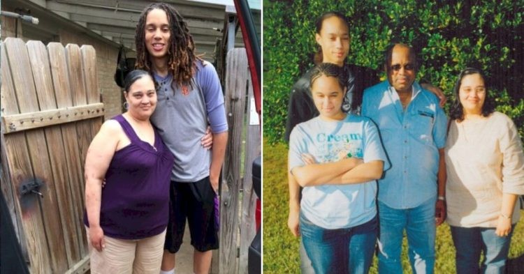 Brittney Griner with her family
