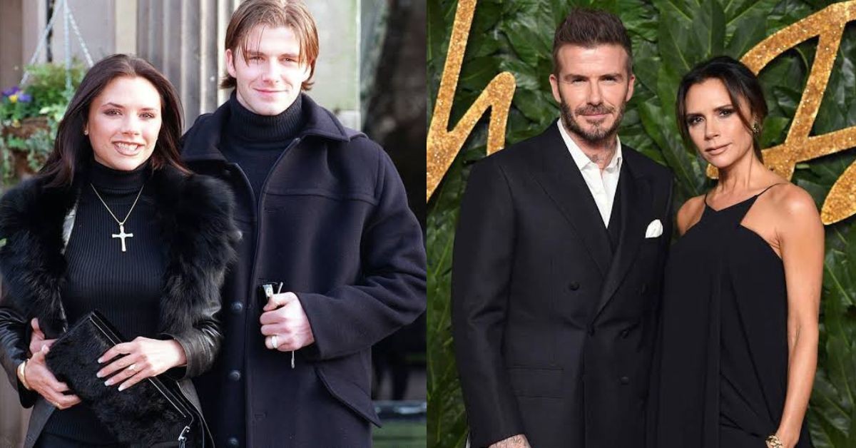 Victoria and David Beckham through the years