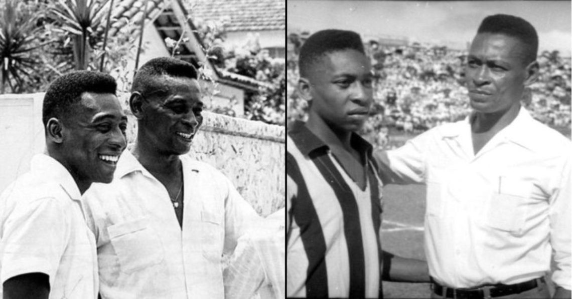 Pele and his father Dondinho