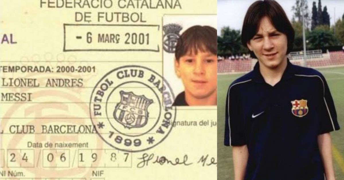 Lionel Messi joined Barcelona as a 14-year-old in 2001