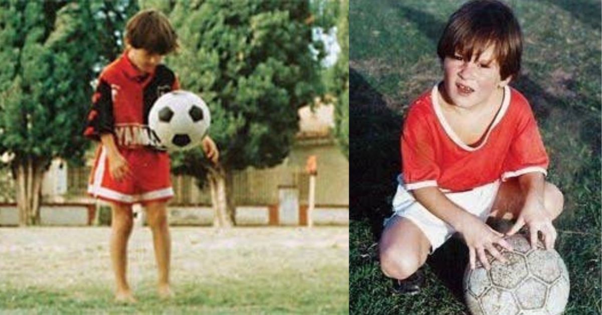 A young Lionel Messi in his early Newell's Old Boys days